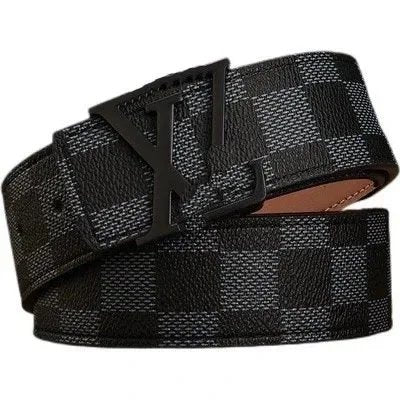 louis vuitton black belt
